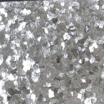 Glitter zilver 200 gram